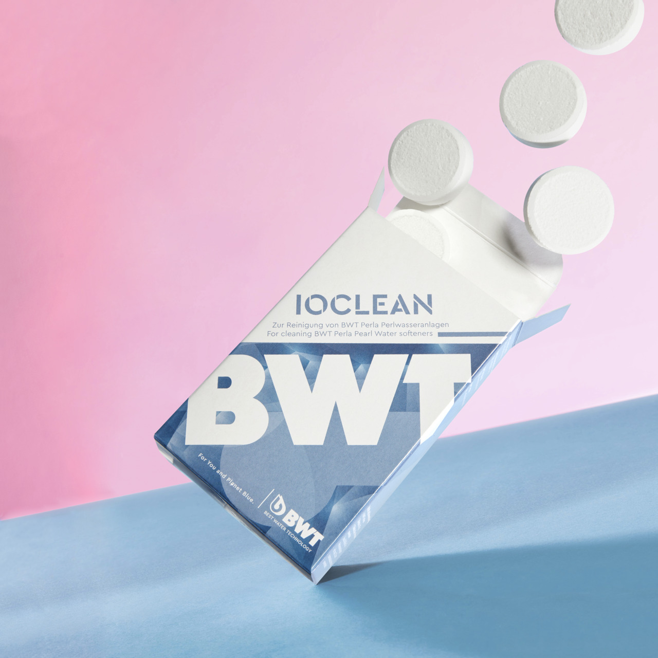 BWT Ioclean cleaning tablet Packaging Cleaning tablet Ioclean for BWT softeners