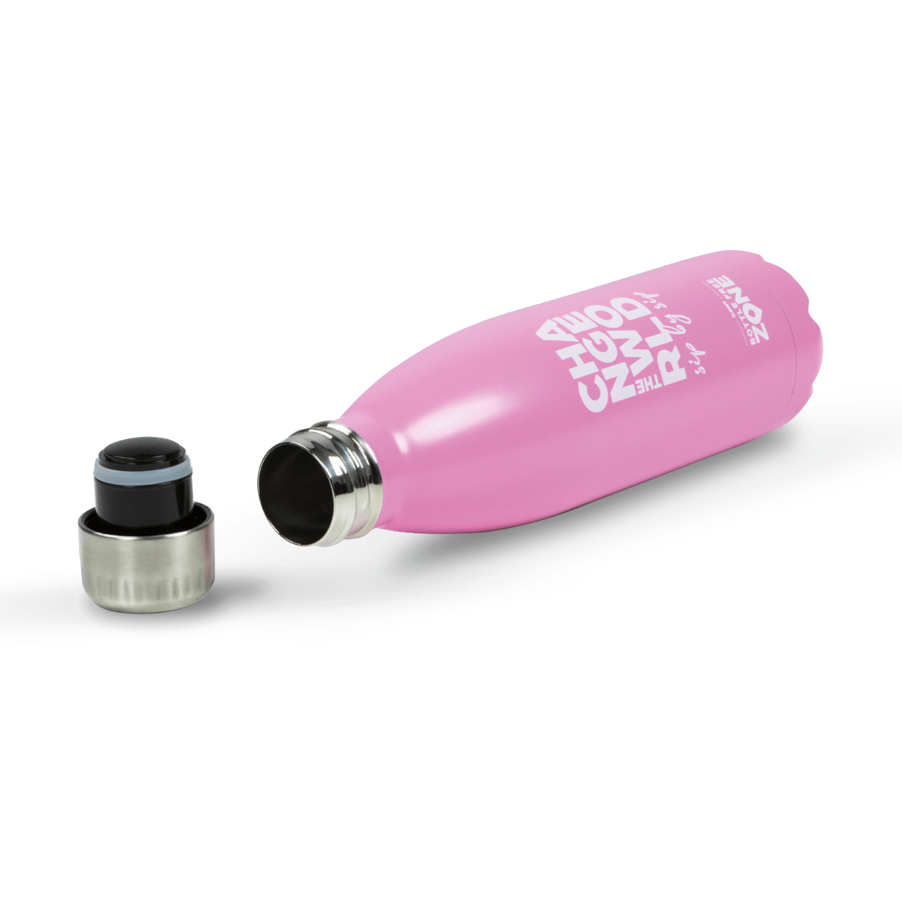 BWT Climate Bottle pink with silver cap