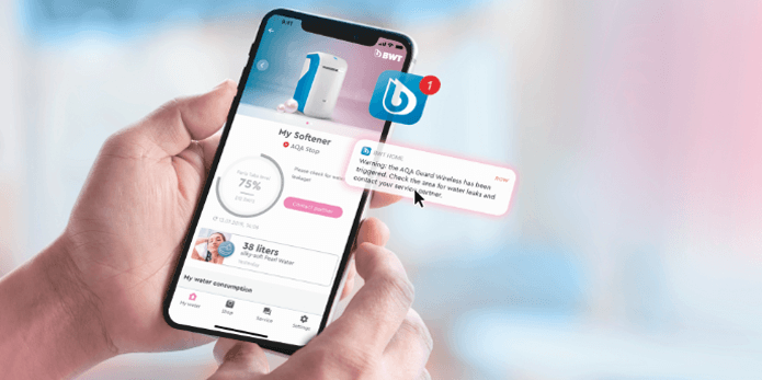 Smartphone-App Best Water Home von BWT