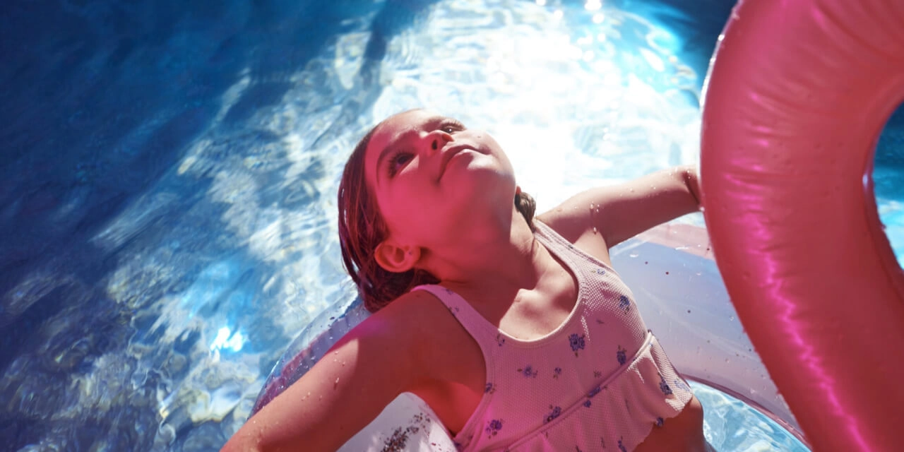 BWT Pool Water Child in the pool