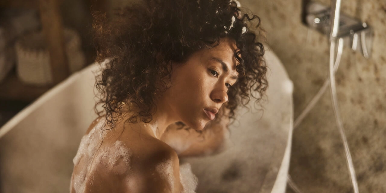 BWT water for home Woman in bathtub